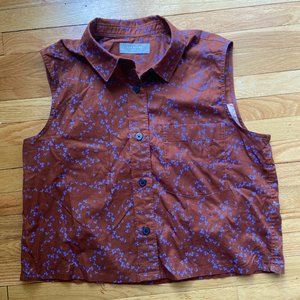 Everlane Way-Short Cut-off Shirt